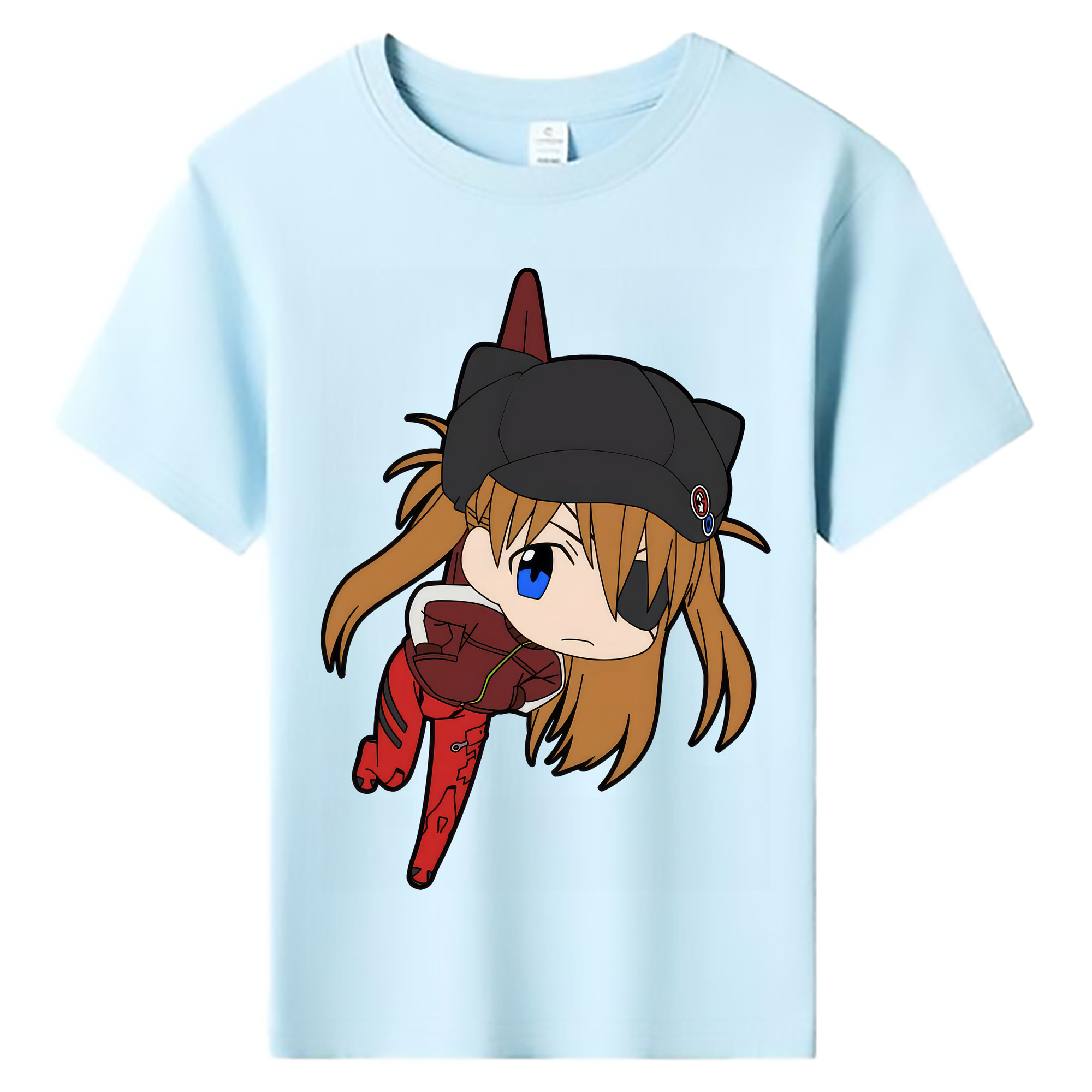 （画像用） EVA 新世紀エヴァンゲリオン 綿100％キッズTシャツ（フロントプリント）
